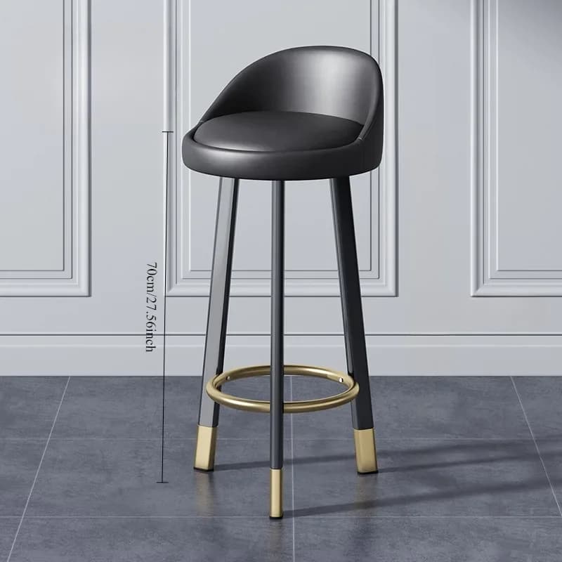 Chaise de Bar légère et rotative de luxe, chaise de Bar avec dossier, chaise de levage, moderne et S