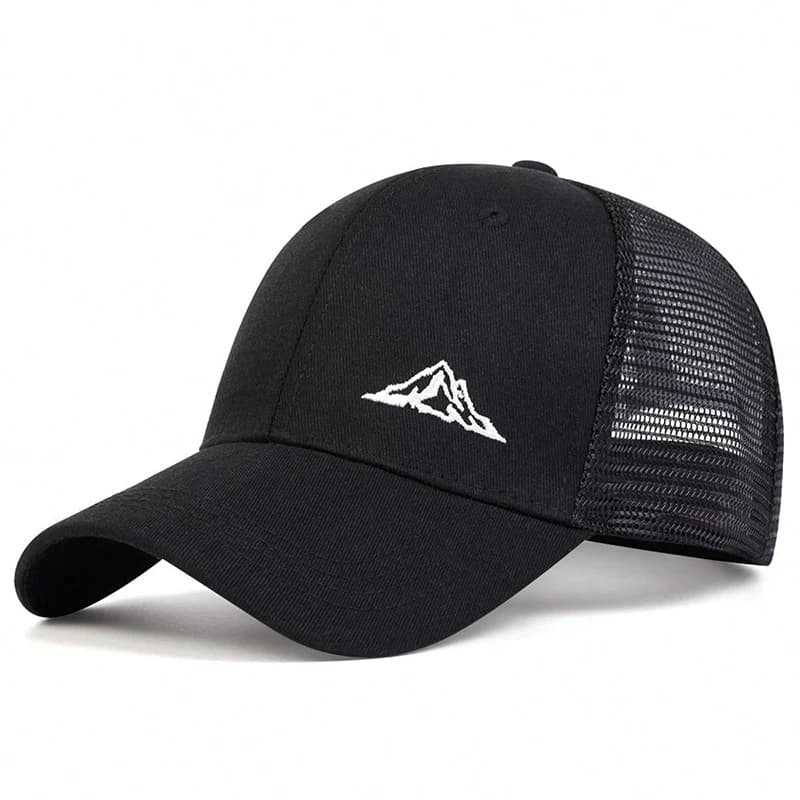 Casquettes de baseball brodées unisexes, filet de montagne, chapeaux décontractés réglables, chapeau
