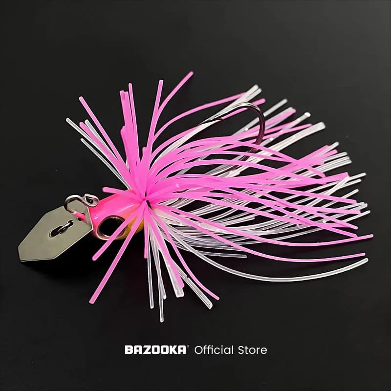 Bazooka fil appât Spinnerbait pêche leurre ensemble Spinner métal crochet cuillère Wobblers bar arti