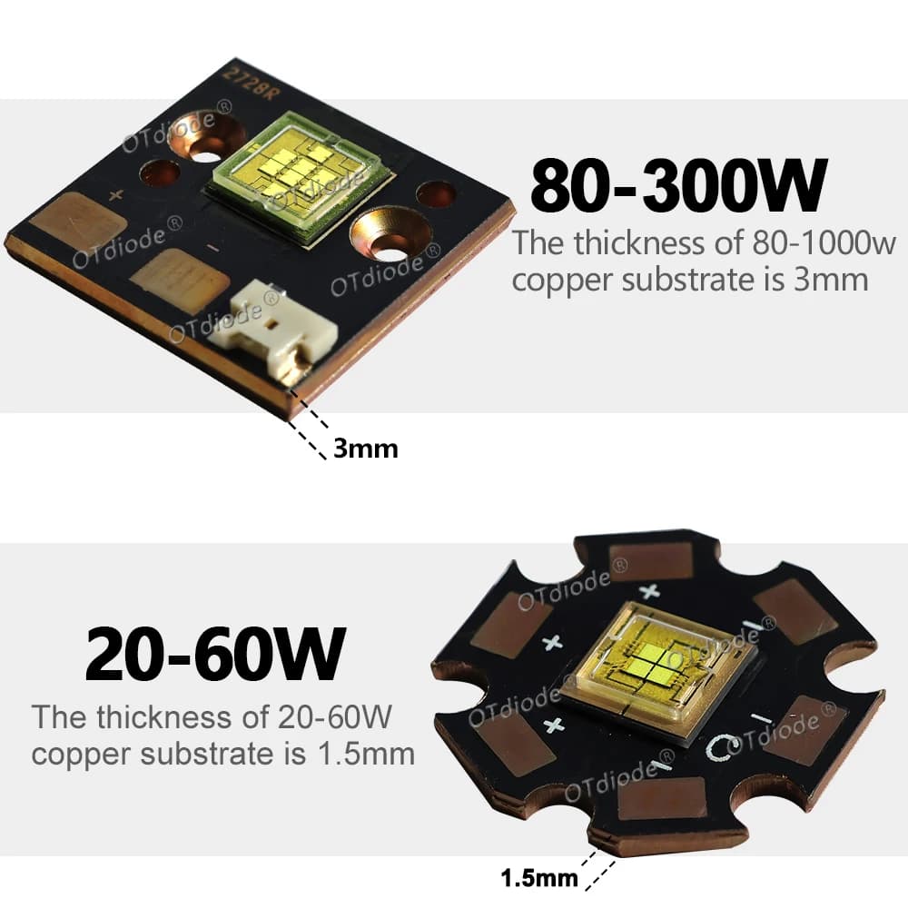 Module LED de lumière de scène haute puissance 12V 18V 24V 36V 20W 30W 40W 50W 60W 80W 100W 150W 200
