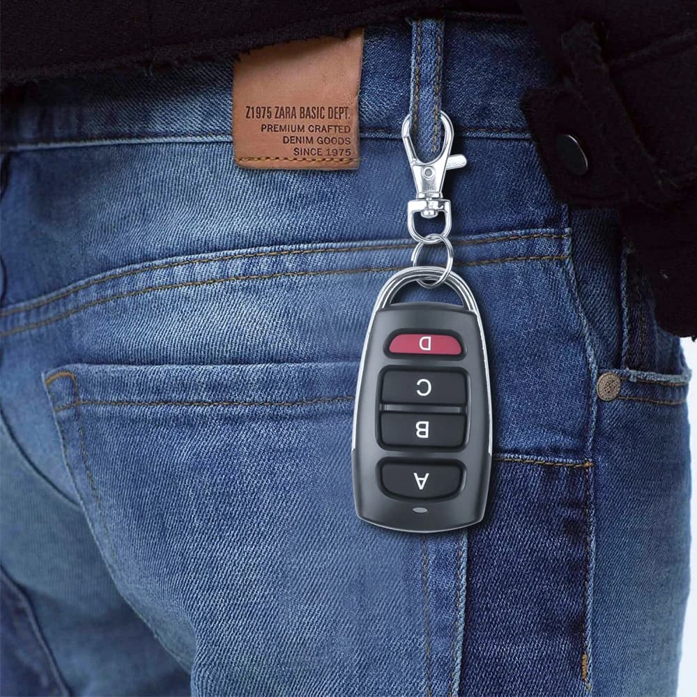 10/5 pièces sans fil RF 433mhz télécommande copie Code porte de Garage porte duplicateur 433 Mhz clé