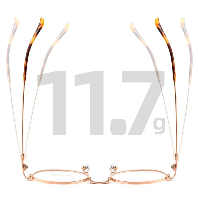 YIMARUILI rétro rond petit visage hommes et femmes titane lunettes cadre Ultra-léger Simple optique 
