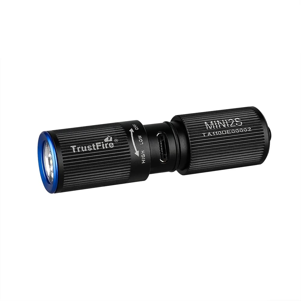 Trustfire Mini2s Mini lampe Rechargeable 220 Lumen Edc porte-clés lampe de travail 2 Mode Ipx8 lampe