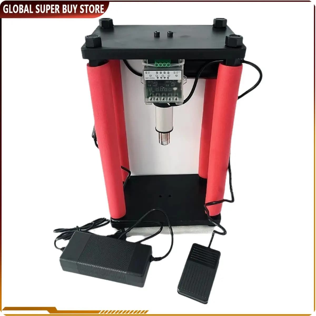 Presse hydraulique silencieuse électrique à quatre colonnes, 220V, pour bureau, peut presser le roul