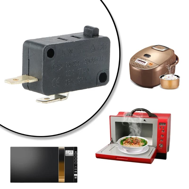 Micro interrupteur de porte de four à micro-ondes, 2 broches, 16a 250V, outils pour la maison, F92F
