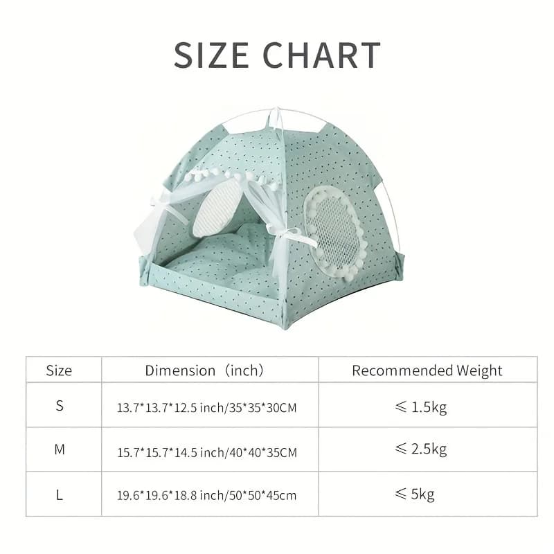 Tente-lit pour animaux de compagnie, Maison pour chats, Articles et accessoires, Coussins chauds, Me