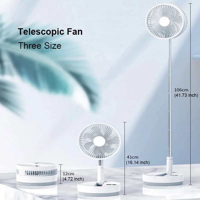 P10 10800mAh ventilateur Portable pliant USB télécommande refroidisseur d'air silencieux Rechargeabl