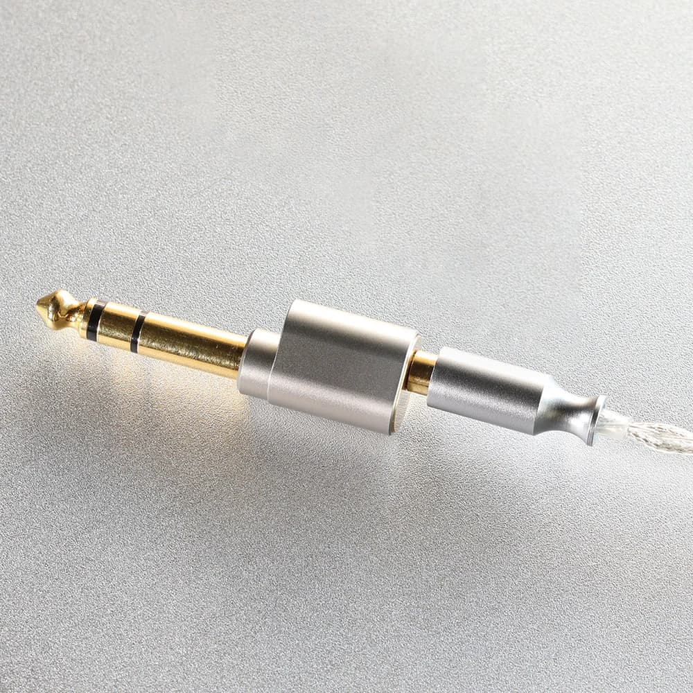 ESTE DDHIFI DJ65A(AL)-Tout nouvel adaptateur audio en alliage d'aluminium, 6.35mm mâle vers 3.5mm fe