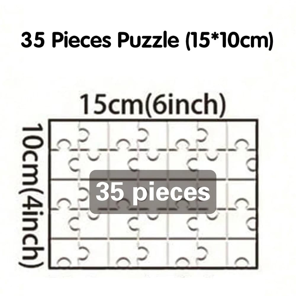 35/300/500/1000 pièces de puzzle photo personnalisé avec photos de couple pour l'inauguration d'une 