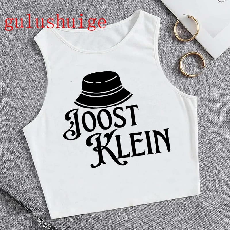 Y2k haut court T-shirt chemise recadrée j'aime Joost Klein Vintage à manches courtes chanteur T-shir