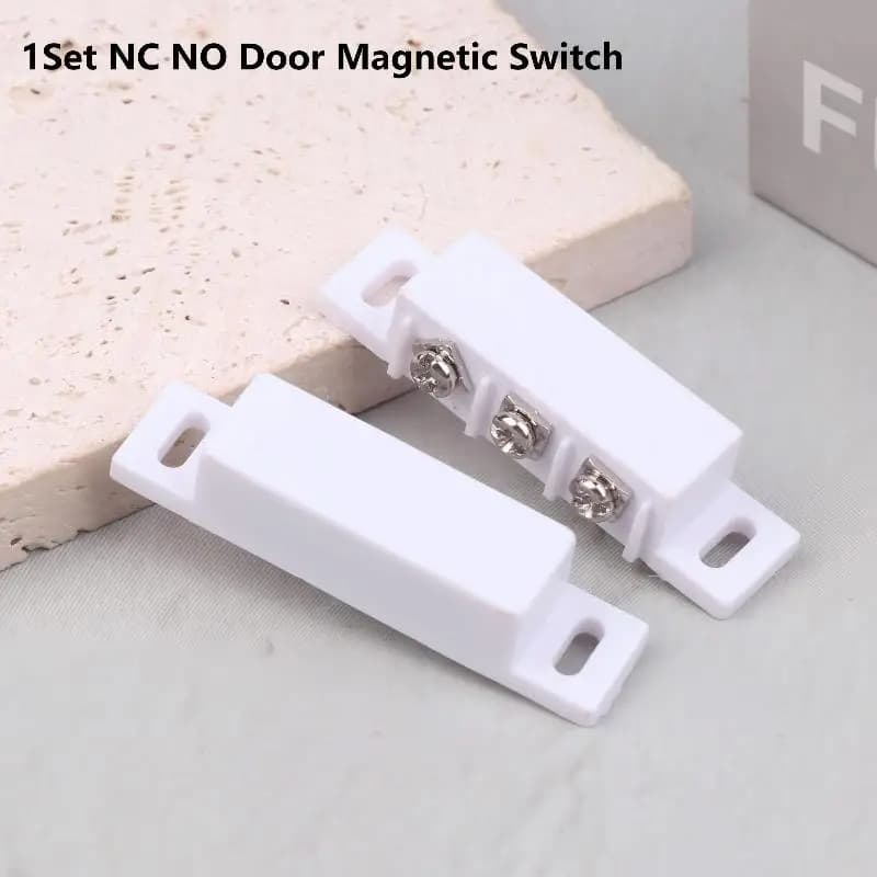 Capteur de contact magnétique intelligent pour porte et fenêtre, NO NC, haute sensibilité, alarme po