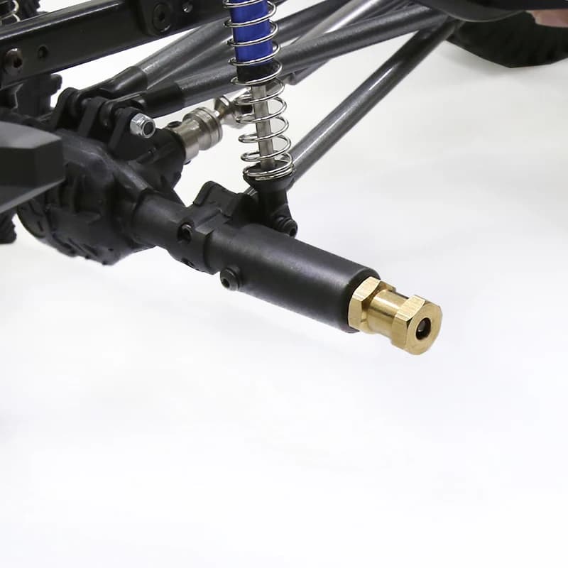 Adaptateur de roue hexagonale élargie d'essieu 12mm/15mm/17mm, 4 pièces, pour voiture sur chenilles 