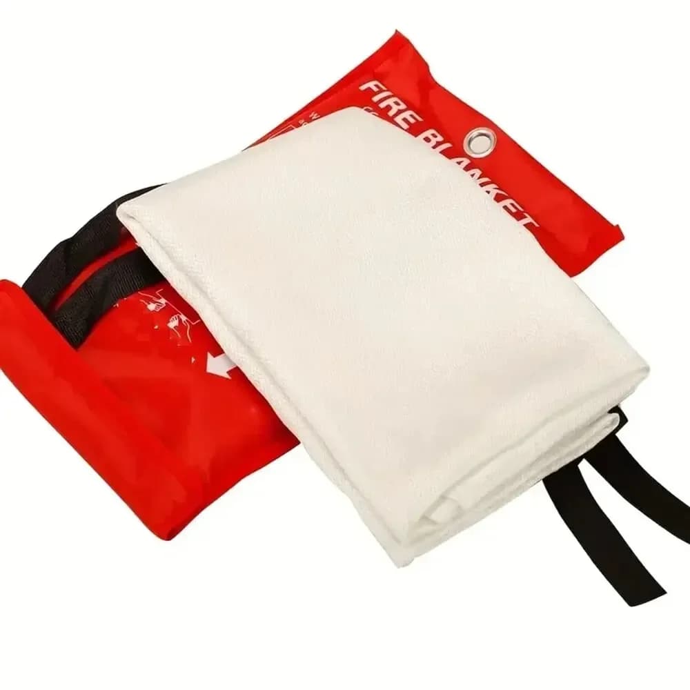 Couverture anti-feu en fibre de verre, couverture d'urgence, couverture de Suppression, ignifuge, co