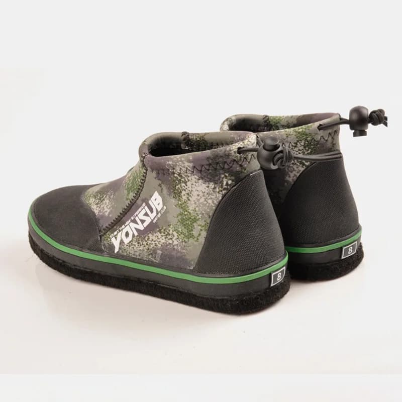 Chaussures de pêche à la roche en néoprène pour unisexe, bottes à semelle coordonnante, prévention d