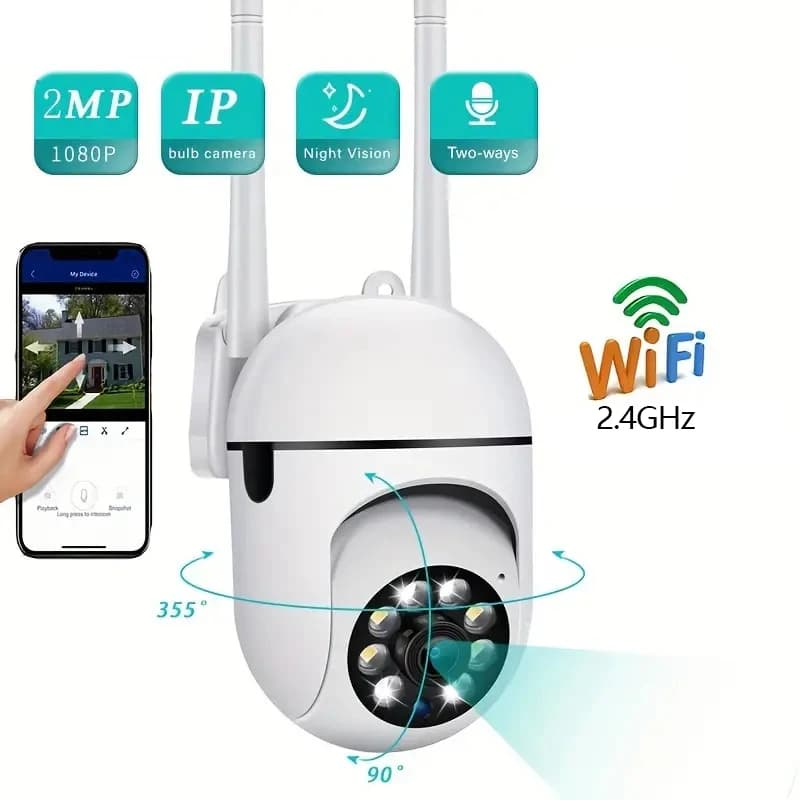 3MP WiFi caméra maison PTZ IP caméra couleur nuit Audio sans fil caméra de Surveillance Auto maison 