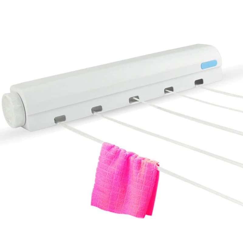 Corde à linge intérieure rétractable, cintre de séchage mural, support de séchage de vêtements, sall