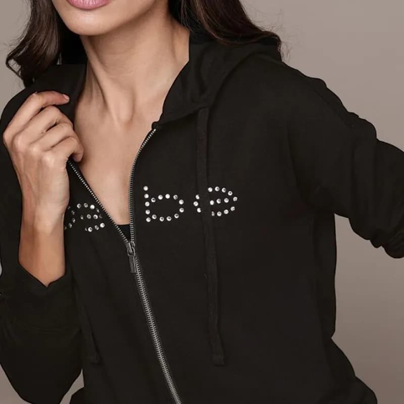 Sweat à capuche surdimensionné imprimé bébé biscuits pour femme, sweats à capuche zippés vintage, jo