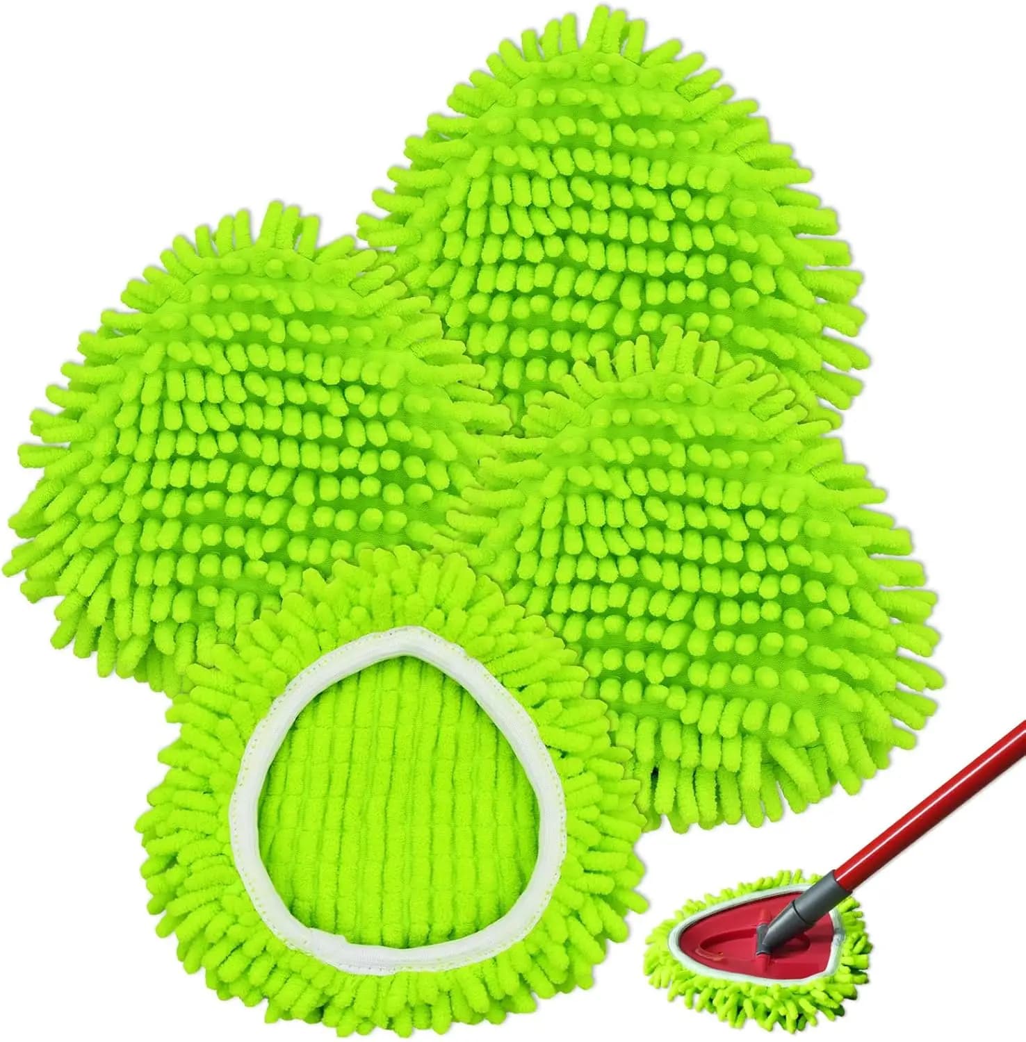 Têtes de Rechange serpillière pour Vileda Turbo 2 en 1, EasyWring & Clean Spin Mop, recharges de têt
