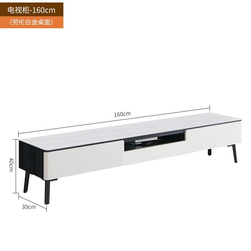 Meuble TV élégant au design créatif moderne avec tiroirs, supports TV de luxe, style esthétique, meu