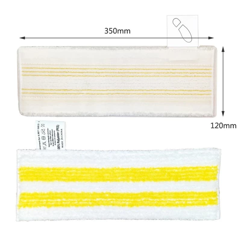 Nouveau chiffons de vadrouille à vapeur en Microfibre, brosse de tête pour Karcher EasyFix SC2 SC3 S