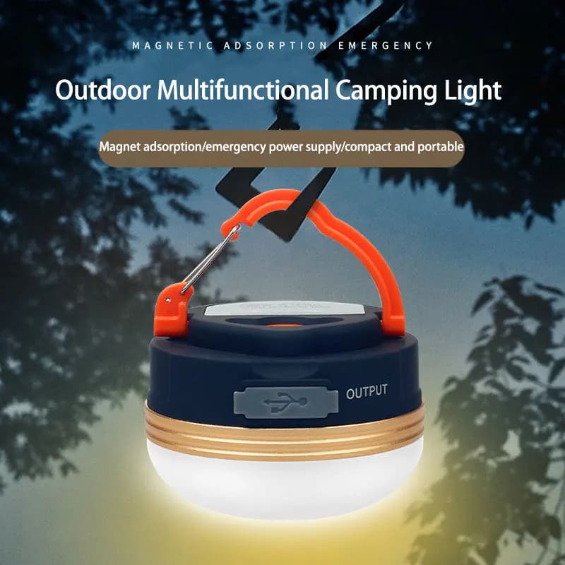 Lanterne LED Portable pour Camping, 3 Modes d'éclairage, camplights suspendus, tente extérieure, lam