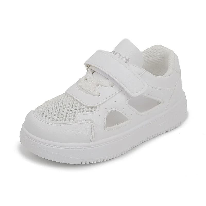 Chaussures Blanches pour Enfants 2026 – Sandales d'Été Designer Respirantes pour Garçons, Chaussures