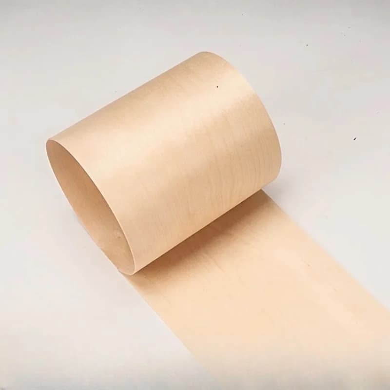 Placage de haut-parleur en bois naturel, porte en bois de bouleau, meubles décoratifs, 20x250cm, T0.