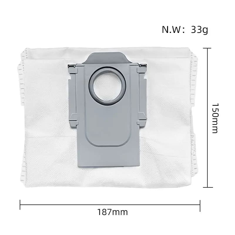 Sac à poussière de remplacement pour aspirateur Roborock S8 + / S8 Pro Ultra / S7 MaxV Ultra / S7 Pr