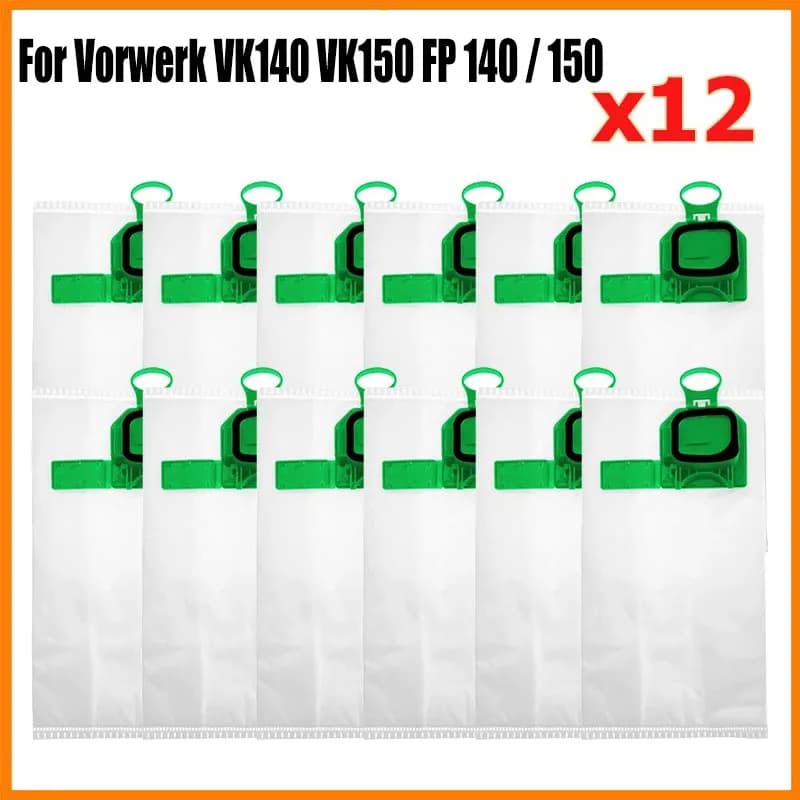 Kit de remplacement de sac à poussière pour aspirateur Vorwerk VK140 VK150 FP 140/150, filtre de net