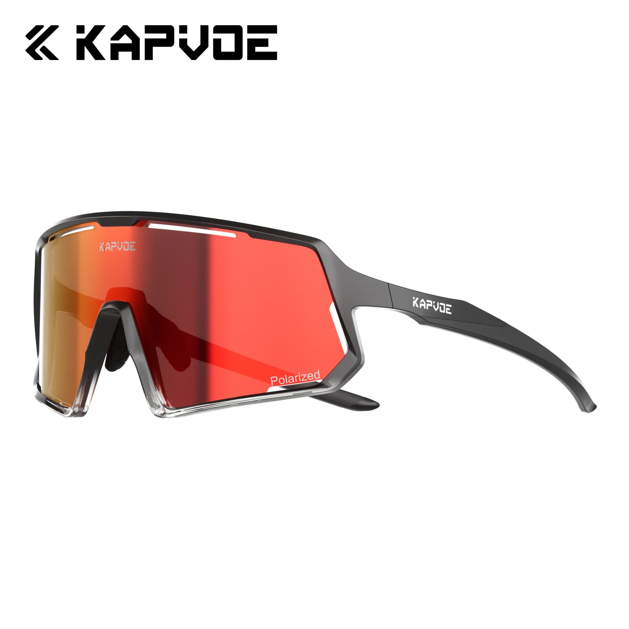 KAPVOE lunettes de cyclisme photochromiques sport conduite course randonnée rouge UV400 lunettes hom