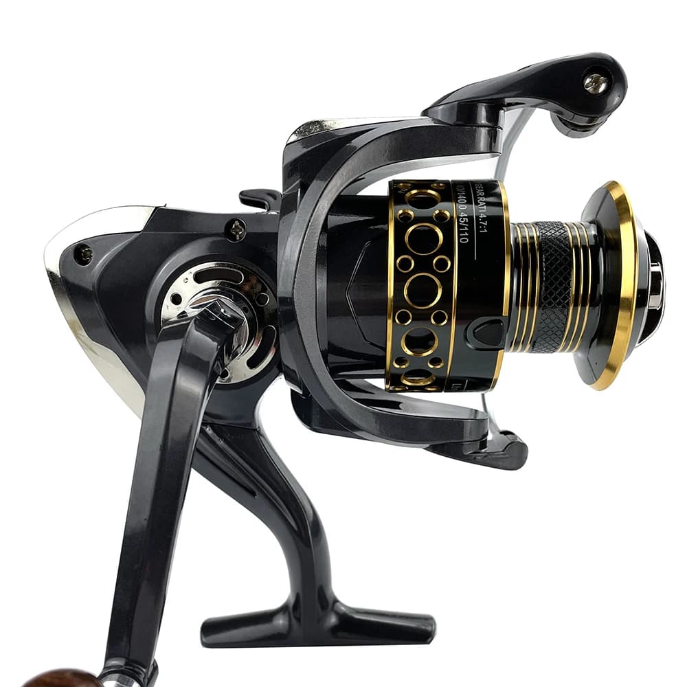 Moulinet de pêche ultraléger 2000 – 7000, traînée maximale 12kg, 5.2:1/4.7:1, pour Surfcasting, Spin