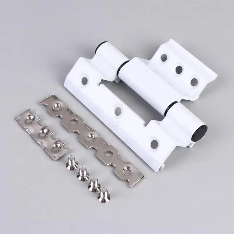 Charnière de fenêtre à pont thermique noir/blanc en alliage d'aluminium pour accessoires de quincail