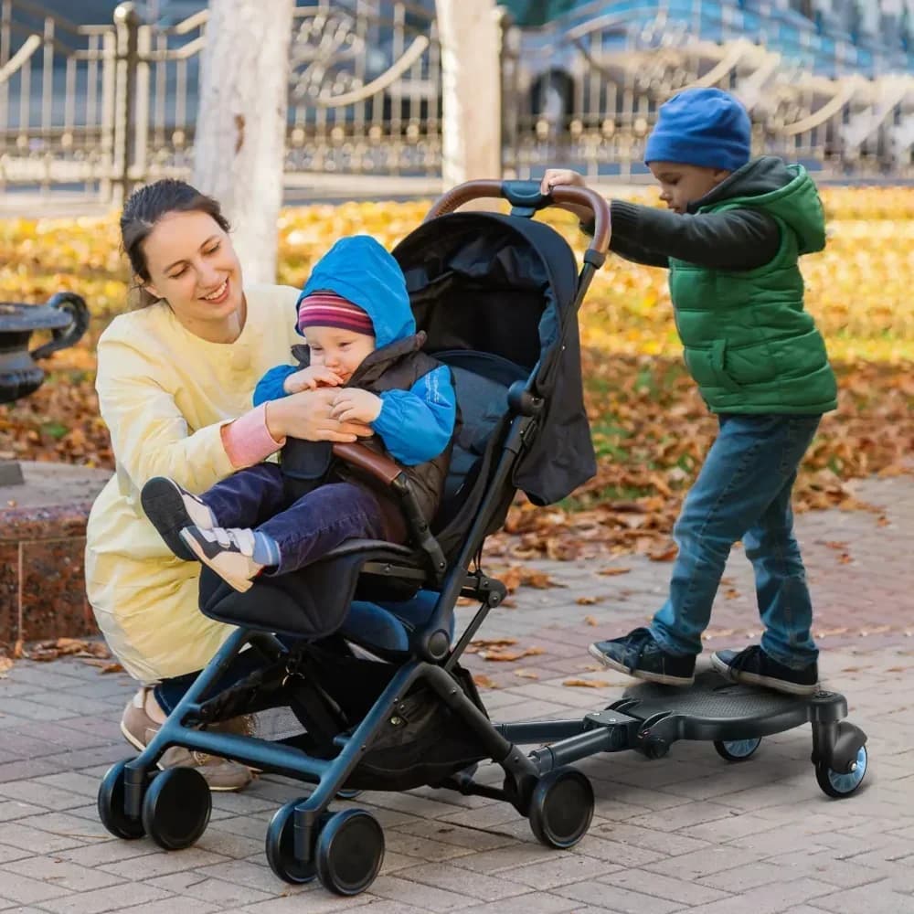 Adaptateur universel de planche de marche pour poussettes, avec siège, jogging pour deuxième enfant,