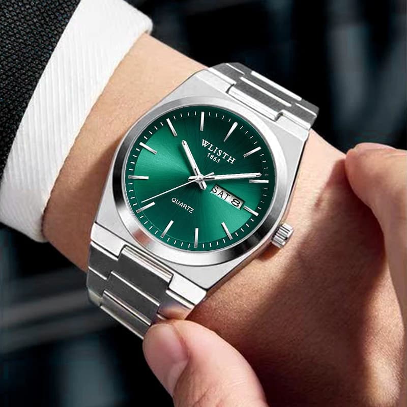 WLISTH luxe hommes montre étanche mode affaires montre en acier inoxydable montre pour homme montres