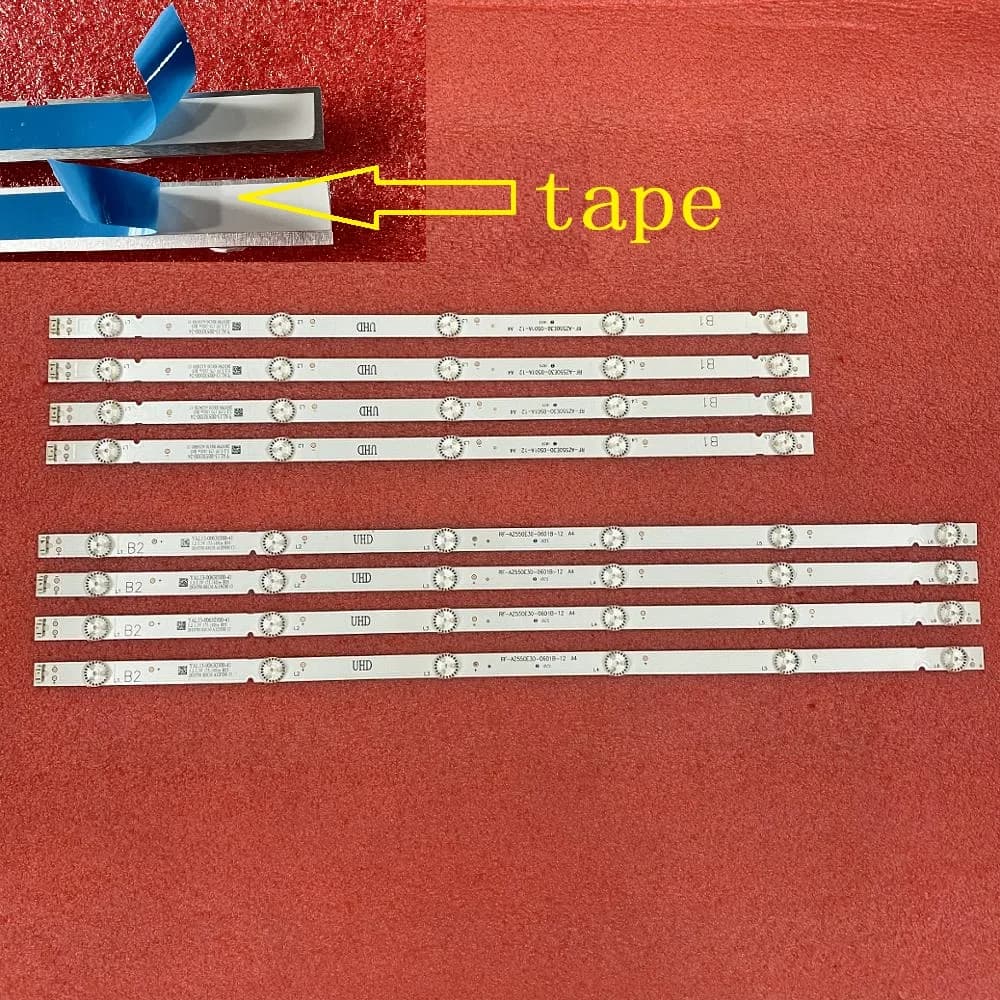 Bande de rétro-éclairage LED pour TV PTV55U21, 55UJ620Y 55UJ6200 55UJ6000 55LJ5400 55LJ620V 55UJ620V