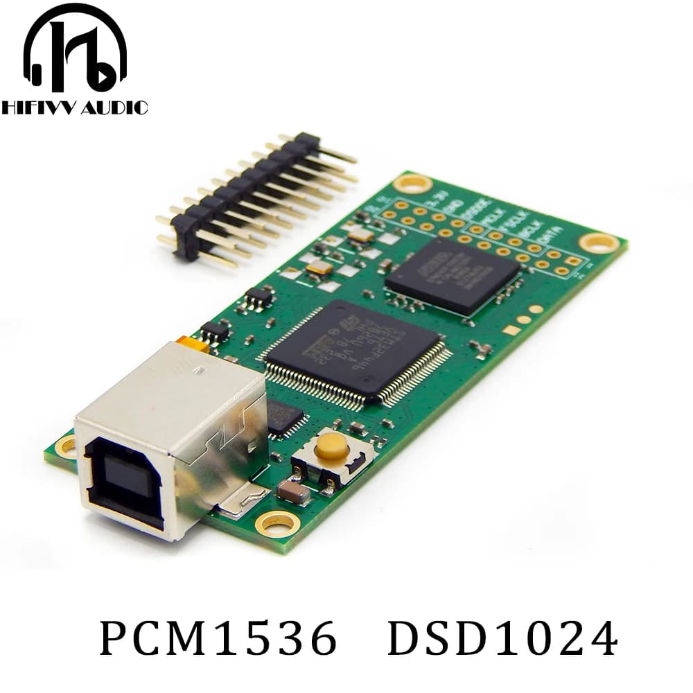 Carte petnumérique USB pour amplificateur audio HiFi, PCM1536, DSD1024, radiateur compatible avec la