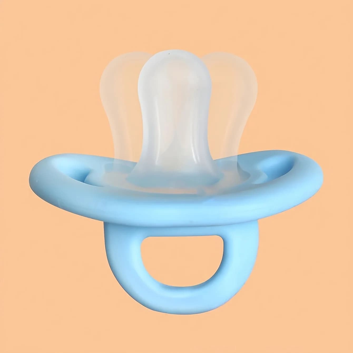 Sucette pour bébé en Silicone doux au toucher avec tétine pour le pouce, sucette pour nouveau-né, ca