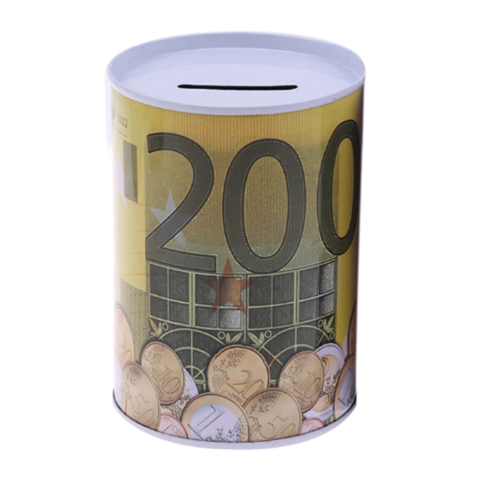 Tirelire à bord lisse pour enfants, boîte d'économie d'argent, rangement de pièces de monnaie précie