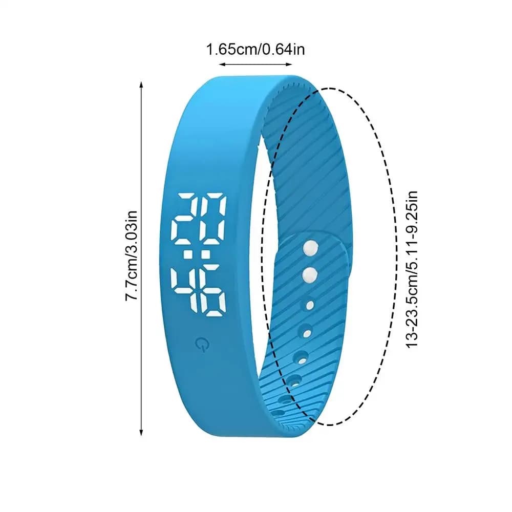Bracelet d'alarme vibrant Smartwatch Bracelet de sport minuterie vibrante silencieuse 3 alarmes minu