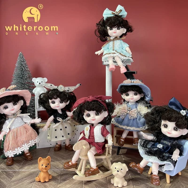 Ob11 Mini poupées pour filles 1/12 OB11 accessoires corps articulé Bjd poupée vêtements jouets pour 
