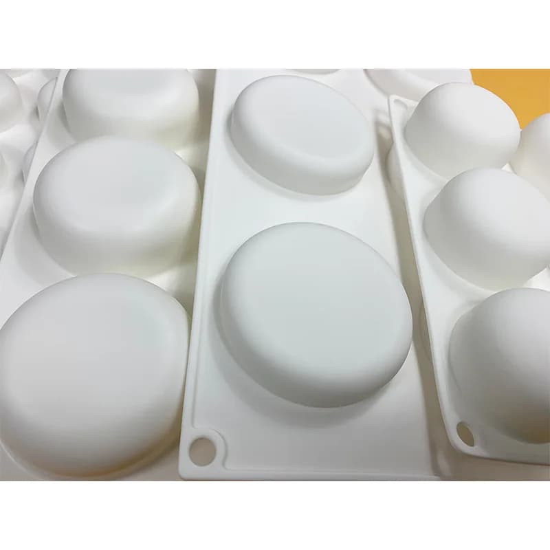 Mousse à gâteau plat et rond en Silicone, 7 Options, moule à savon, bricolage, chocolat, Dessert, Pu