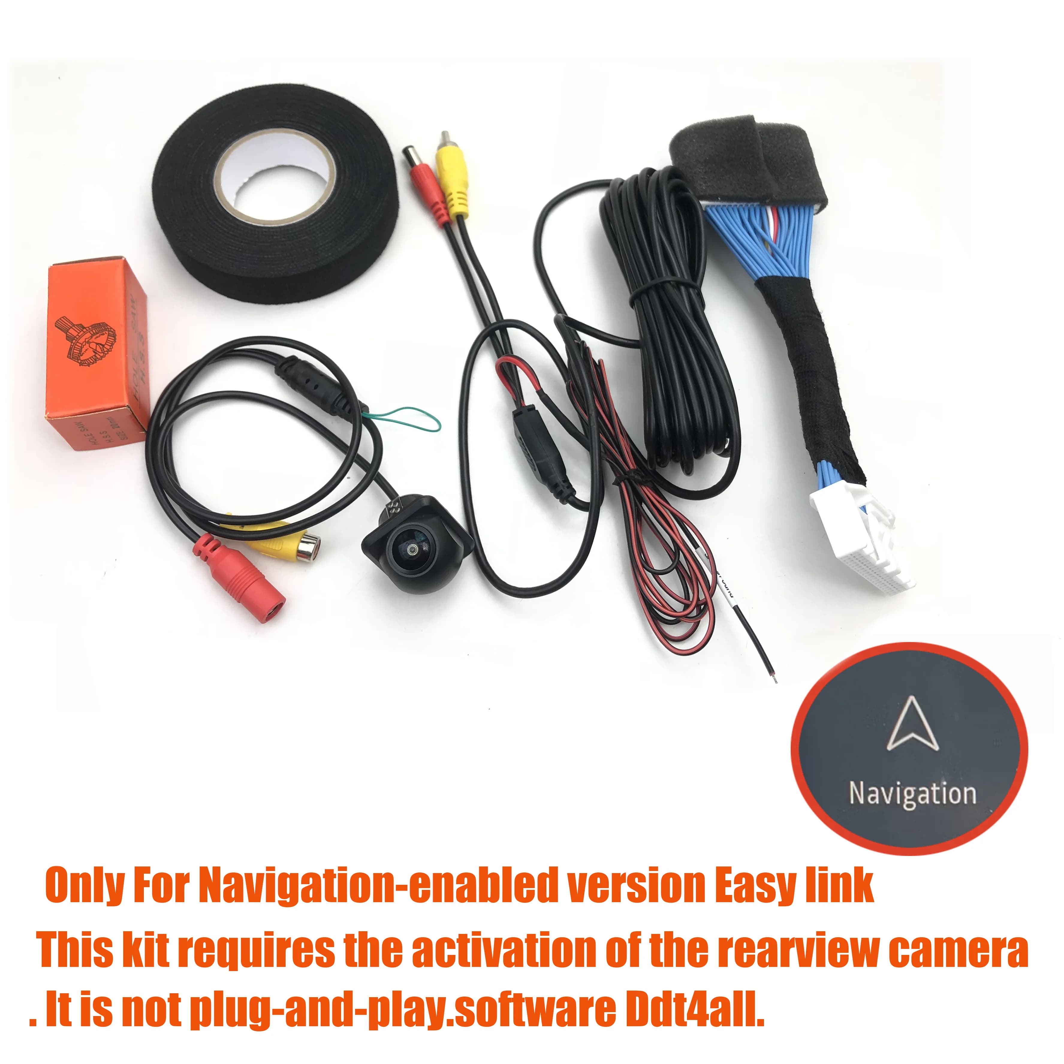VKAUTO caméra de recul pour Renault Clio V Clio5 EasyLink 7/9.3 avec Navigation 2019 ~ 2023 caméra d
