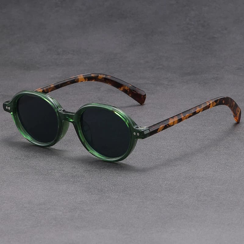 Lunettes ovales à monture en plastique pour hommes/femmes, 5 pièces, style Boho, personnalité, mode,