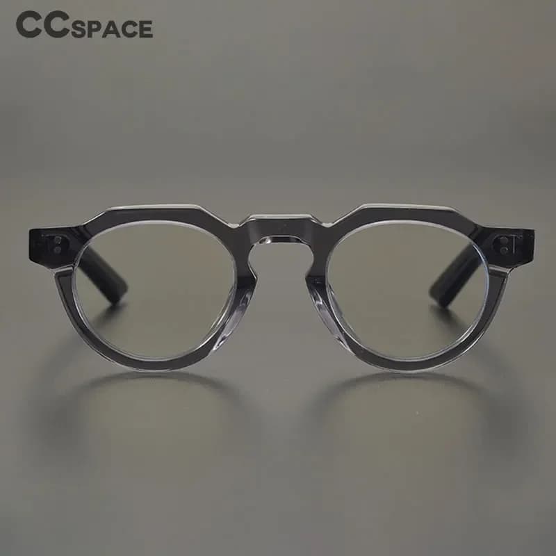 Lunettes rondes Vintage en acétate de haute qualité pour hommes et femmes, monture de Prescription o