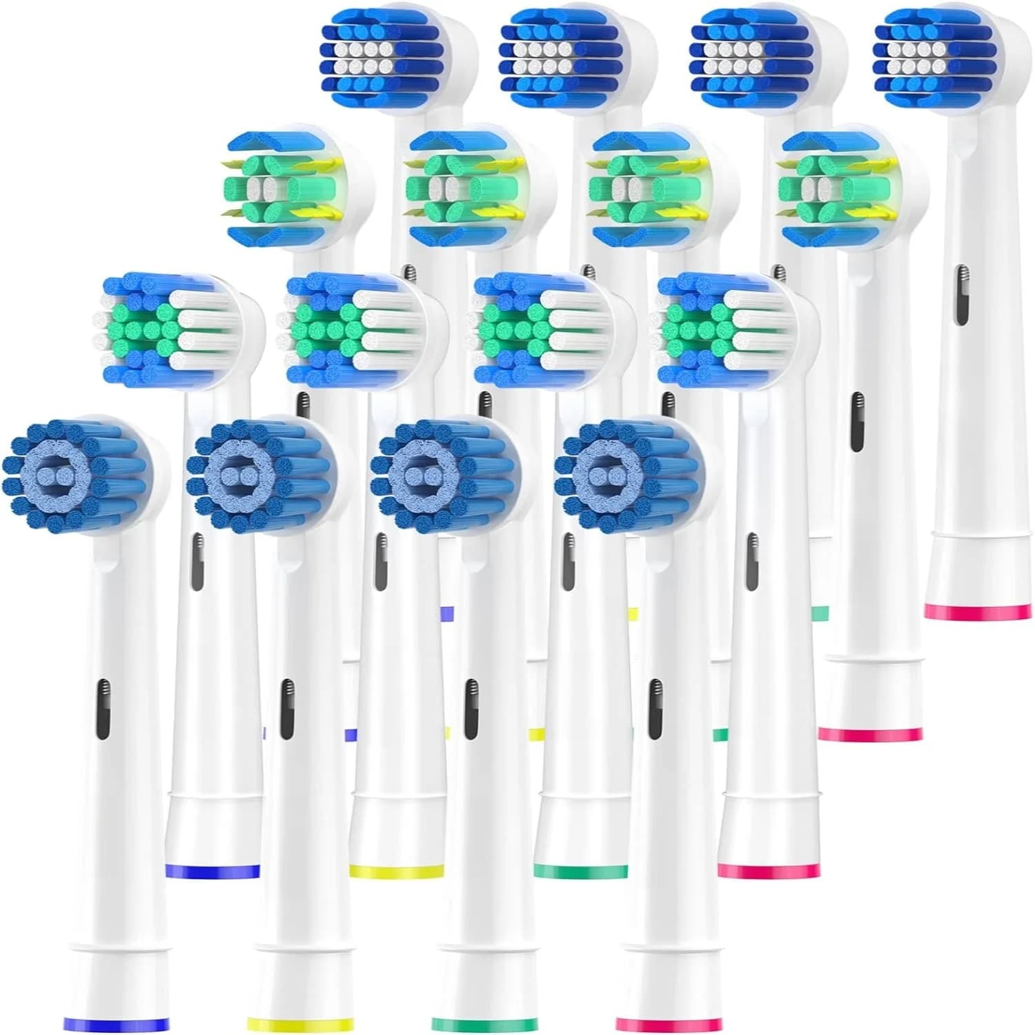 Recharge de tête de brosse pour Oral B Braun, buses de brosse à dents, fil dentaire standard, nettoy