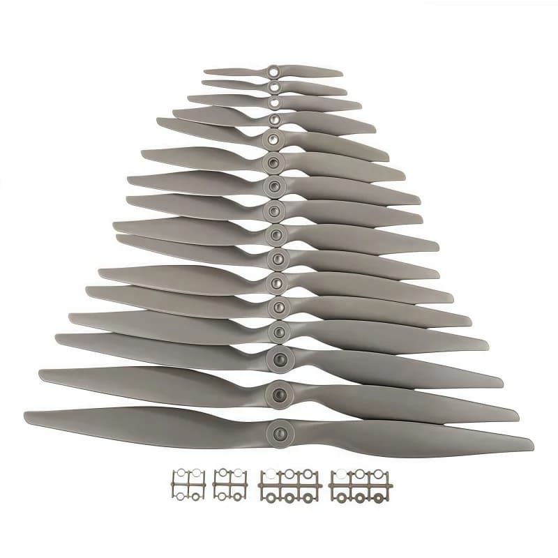 Véritable jeu d'hélices Gemfan RC pour modèle d'avion-6x4 7x5 8x4 8x6 9*4.5 9x6 10x7 10x5 11x7 12x6 