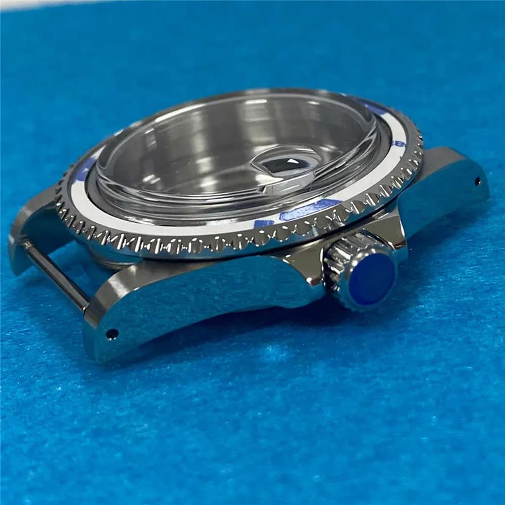 Boîtier de Montre Rétro pour Homme, Étanche, en Acier Inoxydable, Miroir Acrylique, pour NH34 NH35 N