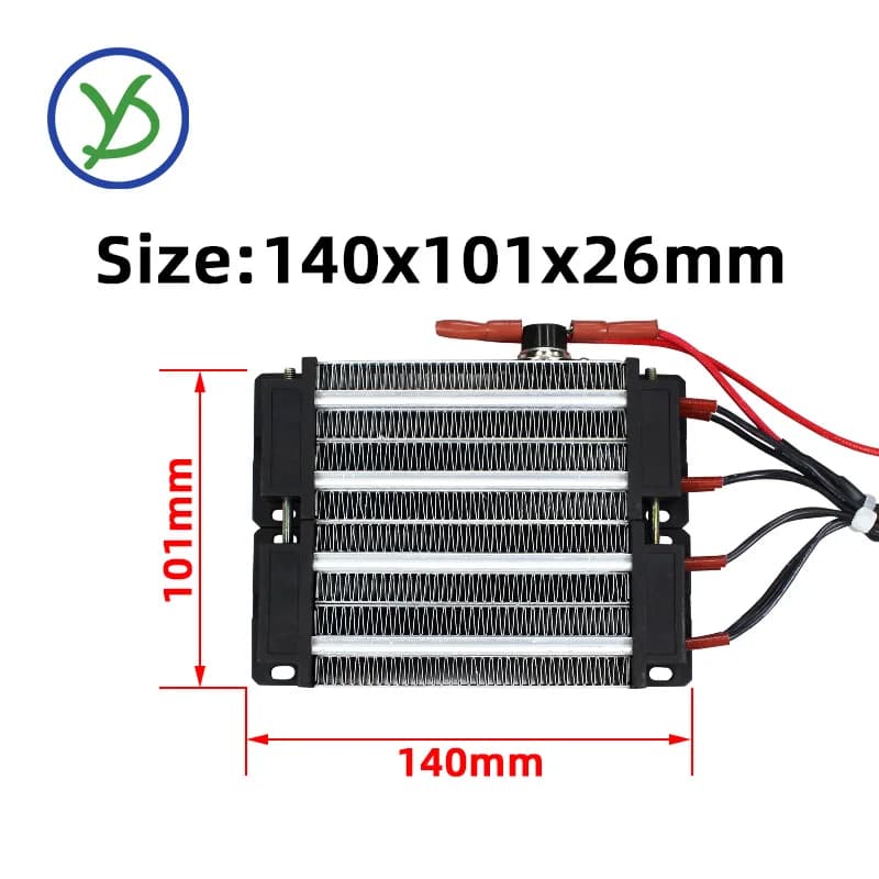 110 V 220 V 1000 W AC DC isolé PTC chauffage à Air en céramique pièces de chauffage électrique contr