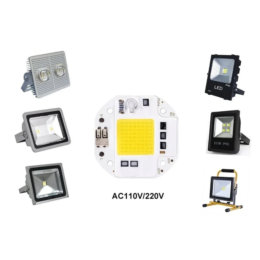 Puce LED COB 50W 70W 100W sans soudure pour projecteur projecteur 220V 110V perles de lumière LED in