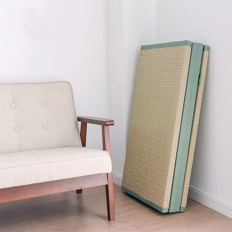 Matelas de couchage pliable de Style japonais, Tatami, tapis en paille, décoration de maison, tapis 